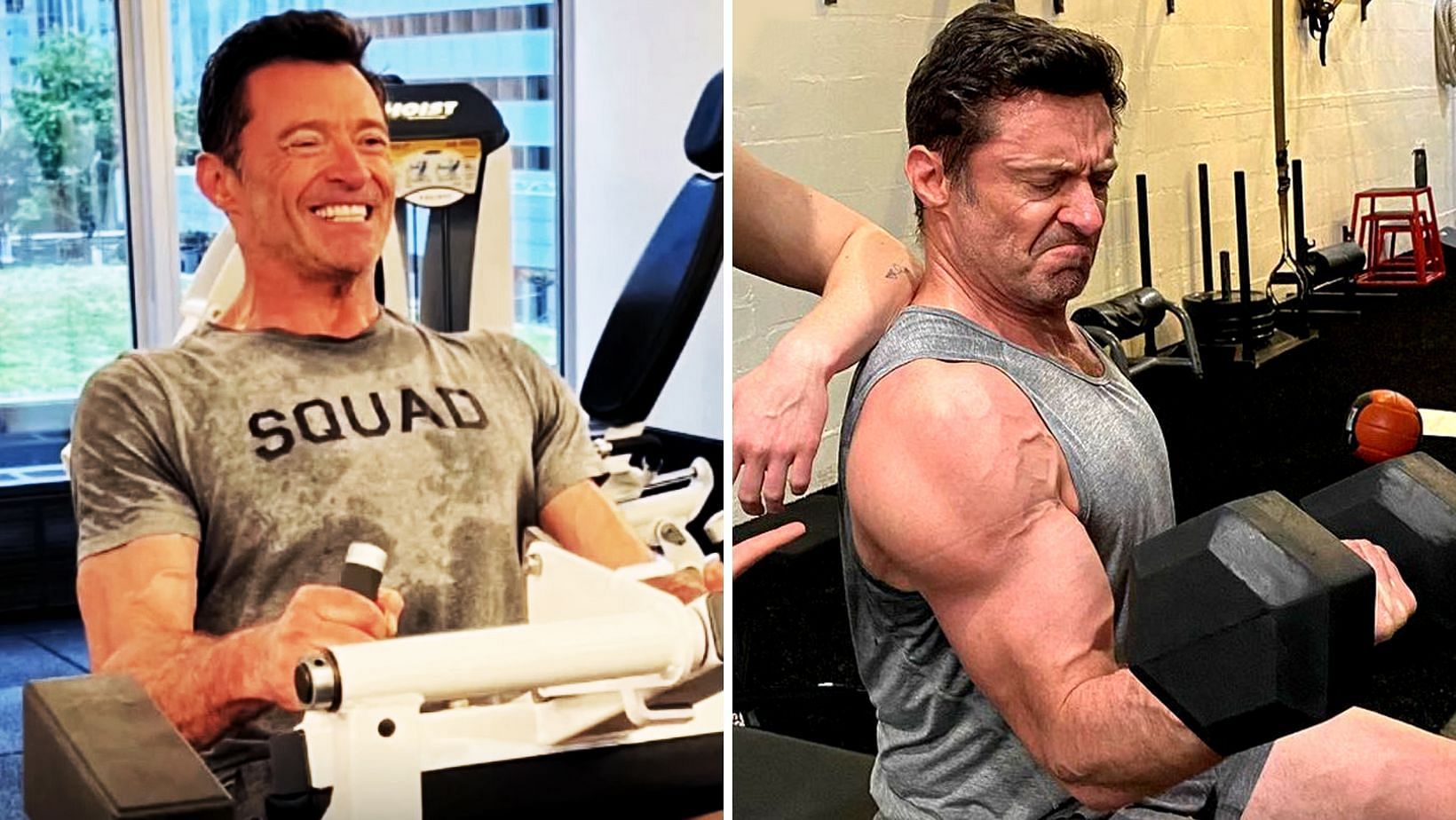 Hugh Jackman's striking transformation: September 2022 vs February 2023 (Image via Sportskeeda)